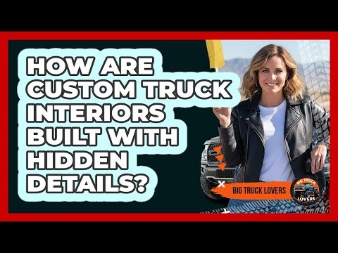 How Are Custom Truck Interiors Built With Hidden Details? - Big Truck Lovers