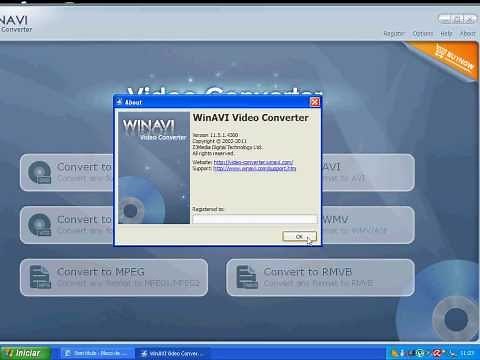 Como Tirar a Marca D'água do WinAVI Video Converter