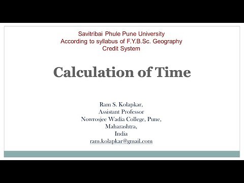 Calculation of time using Meridian and GMT
