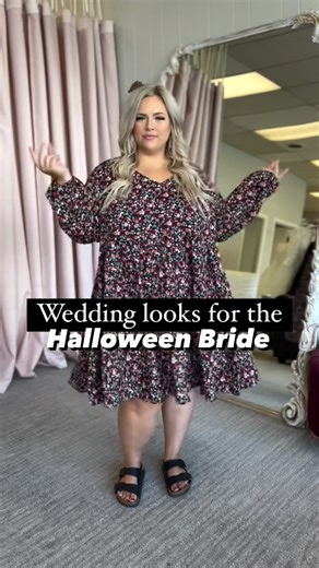 226K views · 1.2K reactions | Wishing you all a very Happy Halloween  In honor of this spooky day, we thought we’d share a few of our favorite Halloween Bride looks  #halloween #blackweddingdress #halloweenwedding #spookybride #addamsfamily #halloweenbride #weddingninspo #modernbride #believebride #engaged #bridal | Believe Bride | Facebook