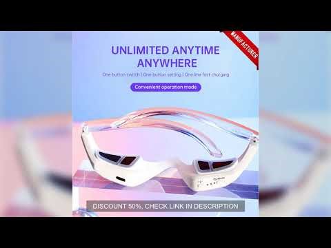 Eye Skin Care Red Light Therapy Device Toner Microcurrent Eye Massager Remove Eye Bags Dark Circles