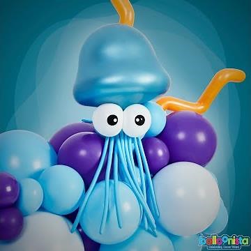 Glowing Jellyfish Balloon Sculpture: Underwater Theme Tutorial