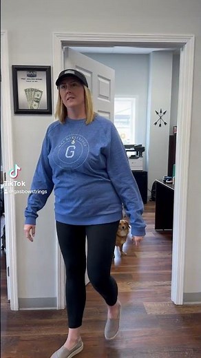 When you and your wife show up to work wearing the same thing…#gasbowstrings #archery #matching