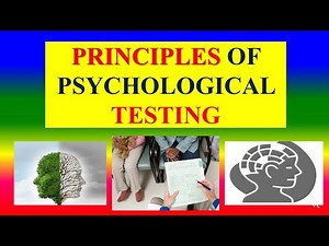 PRINCIPLES OF PSYCHOLOGY ASSESSMENT AND TEST - Psychology - - Applied psychology for Nursing