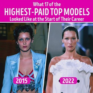 43K views · 30 reactions | What 17 of the Highest-Paid Top Models Looked Like at the Start of Their Career | CelebRatings | Facebook