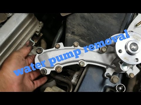 How to replace the water pump on a 2009 Toyota sienna 3.5