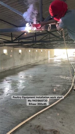 Poultry equipment installation work, start | fully automatic,Ec farm |short video