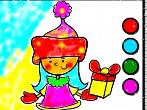 Play Easy Coloring SantaClaus | Free Online  Games. KidzSearch.com
