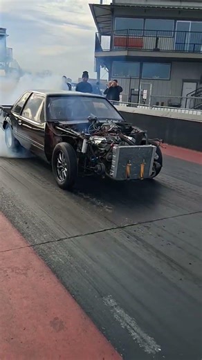 Heavily modified fox body mustang