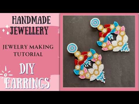 how to make beautiful jewellery |handmade jewellery making #diy #jewellery #jewelry #tutorial #trend