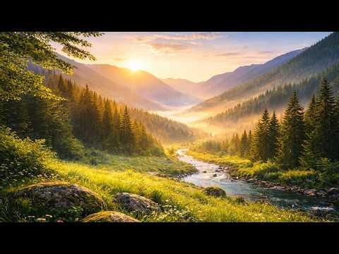 Deep Sleep Piano | Peaceful Mountain Dawn & Nature Sounds