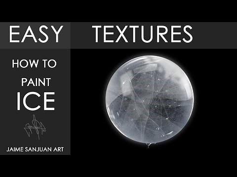 How to paint ice