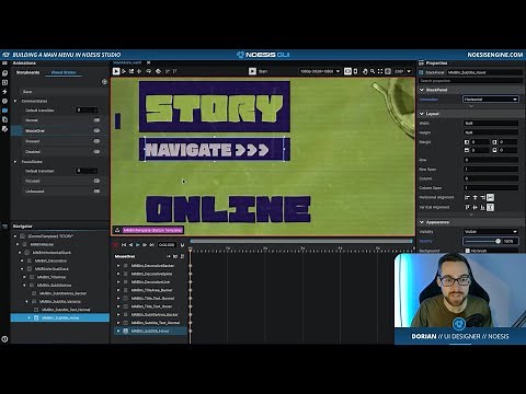 Building a Main Menu in Noesis Studio (Z3L Walkthrough)