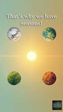 How the Earth Orbits the Sun! #kidsscience #space #shorts