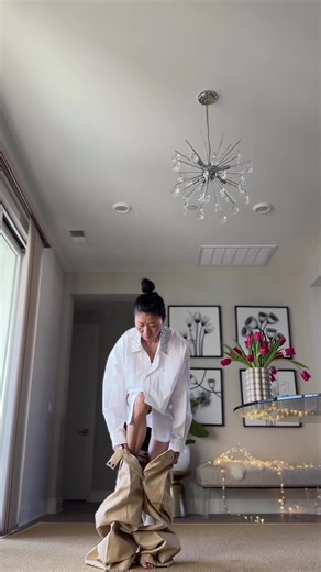 Comment “pant” or “blazer” for product info. When a wave of haters flooded one of my reels, criticizing my style for not being '53-year-old appropriate,' I decided to take action. I searched online for a fashion label boldly proclaiming 'For 53-Year-Olds Only,' but my attempt failed. Unfazed, I flipped the script and created a style reel. Here's a quick guide on how to dress like a 53-year-old: Step 1 - Be 53. Step 2 - Wear what makes you feel confident and happy! 💃💖 When someone asks, 'Why re