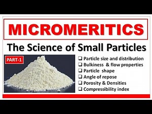 MICROMERITICS | PART-1 | PARTICLE SIZE | PARTICLE SIZE DISTRIBUTION | DETERMINATION |