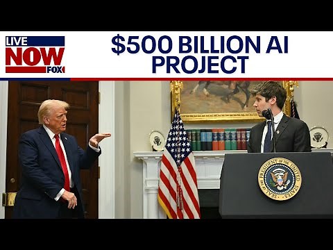 Trump announces $500 billion 'Stargate' AI infrastructure project | LiveNOW from FOX