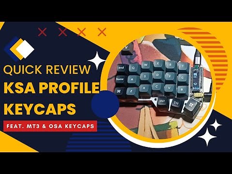 Quick review: KSA profile keycaps, can ah?