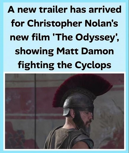 Matt Damon battles the Cyclops in new trailer for 'The Odyssey'
