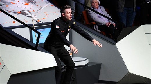Watch Mark Selby make the first 147 break in a World Snooker Championship final before milking the Crucible crowd