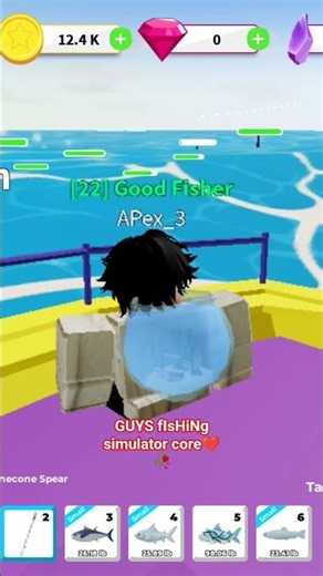 I WONDER Player who played fishing simulator will come back