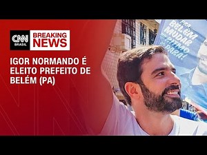 Igor Normando é eleito prefeito de Belém (PA) | CNN ELEIÇÕES