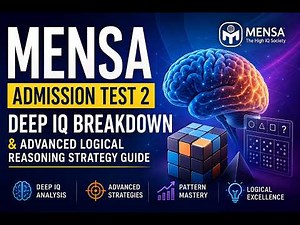 MENSA Admission Test 2 | Deep IQ Breakdown & Advanced Logical Reasoning Strategy Guide