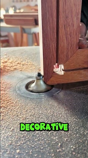 How woodworking router bits create smooth and decorative shaped edges