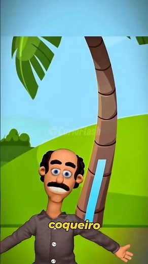 Como a água aparece dentro do coco?