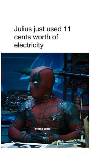 movie and shows on Instagram: "damnnn julius not Just do the math of his electricity Bill, he can control it too 😳😳 📺 “Deadpool” Former Special Forces operative Wade Wilson is working as a mercenary. His life turns upside-down when a scientist disfigures his face and gives him accelerated healing abilities. With help from X-Men members Colossus and Negasonic Teenage Warhead, he must hunt down the man who changed his life forever.Filled with meta-comedy and fourth-wall breaks, the wisecracking
