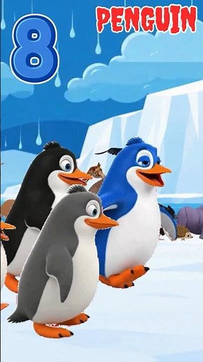 Counting Zoo Animals Song 🐆 Cheetah, Bear, Leopard Penguin🎵 Learn Numbers, Colors with Animal Sounds