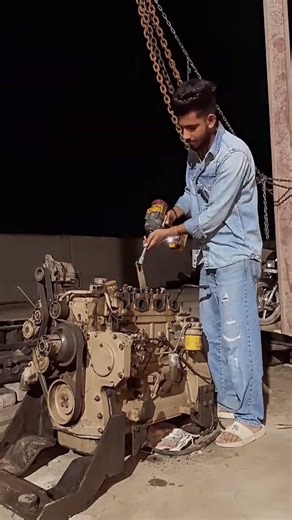 Swaraj New Engine Work Start 🔥 #rohitdeshwal #nishudeshwal #modifiedtractor #stunt #viral