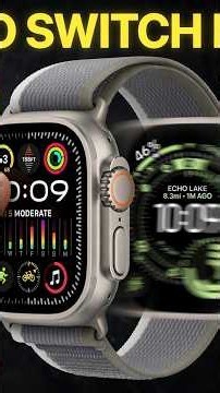 Apple Watch Ultra 4: Unlock Swipe to Switch Watch Faces ⌚
