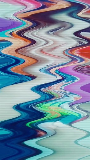 Colorful Abstract Patterns with Wavy Lines