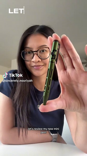 Let’s review my new @OLIGHT O’Pen Mini 2! #ad #olight #olightworld #olightflashlight #edc #everydaycarry #pens #stationery