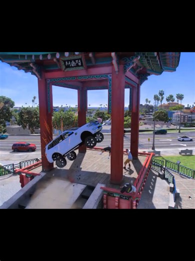 High Speed Jump Crash with Ford Car