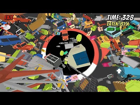 Hole.io [Void.io] Big Hole Map Control: 100.00%