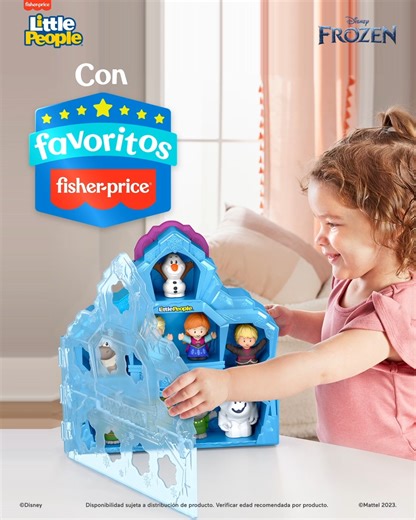 126 reactions · 21 shares | Con los Favoritos Fisher-Price tu hijo reforzará sus habilidades sociales divirtiéndose junto a sus personajes favoritos de Little People Frozen y el castillo de Elsa que funciona como maletín portátil. ❄️ 朗 | Fisher-Price | Facebook