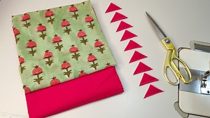 195K views · 5.7K reactions | let's make this Beautiful Border design with Fabric Triangles and Cutwork lace / Learn Amazing Sewing Hacks with Knotty Stitches #sewing #neckdesign #fashion #kurti #Kameez #stitching #dressmaking #fashiondesigning #cuttingandstitching #design | Knotty Stitches | Facebook