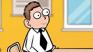 The Student Is Talking Lesson In The Classroom 2D Animation