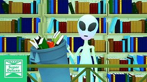Stop getting your book recommendations from Oprah: this alien is your new most trusted book reviewer. | Tatered