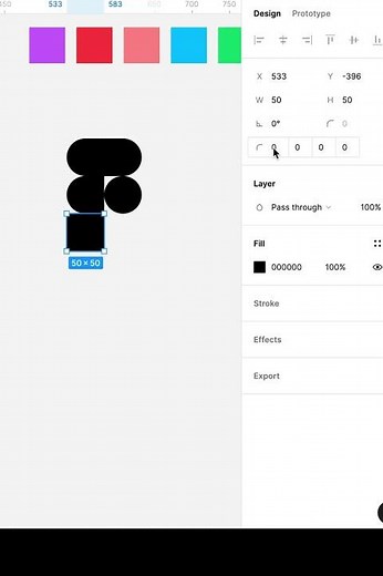 Creating logo Figma | Figma logo Design #shorts #figma
