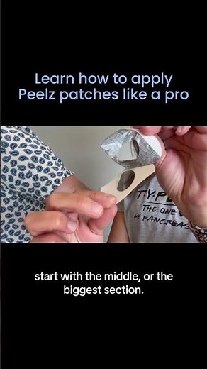 How to Apply Peelz Patches #dexcom #diabetes #pumppeelz