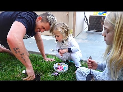 We had to bury Posie's Binkys in our backyard and say bye forever