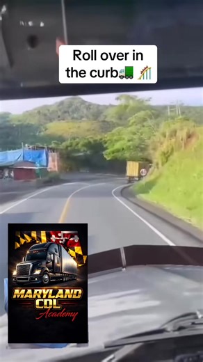 Be careful out there also always check to make sure your load is secured #marylandcdlacademy #cdl #cdltraining #besafe #safety