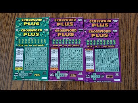 Scratching Crossword Plus Lottery Tickets Live! ✏️💰 | Big Wins or Bust?
