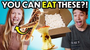 333K views · 4.8K reactions | Eating SURPRISINGLY edible things!  #foodchallenge #eatingchallenge #foodtrend #noway #PVF | People Vs Food By React | Facebook