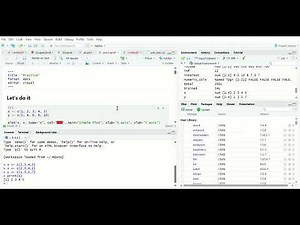 How to create and save files in RStudio