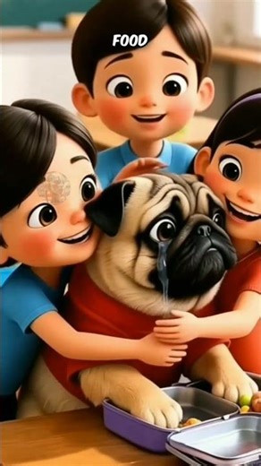 When Kindness Finds A Cute Chubby Pug 🥺#dogs #dog #pets #puppy #cat #cute #kitten