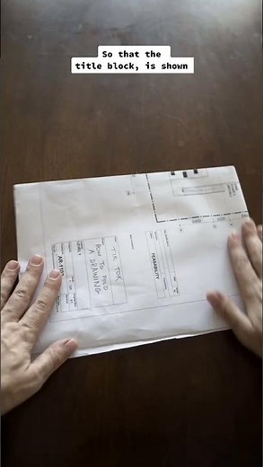 How To Fold A Drawing Sheet